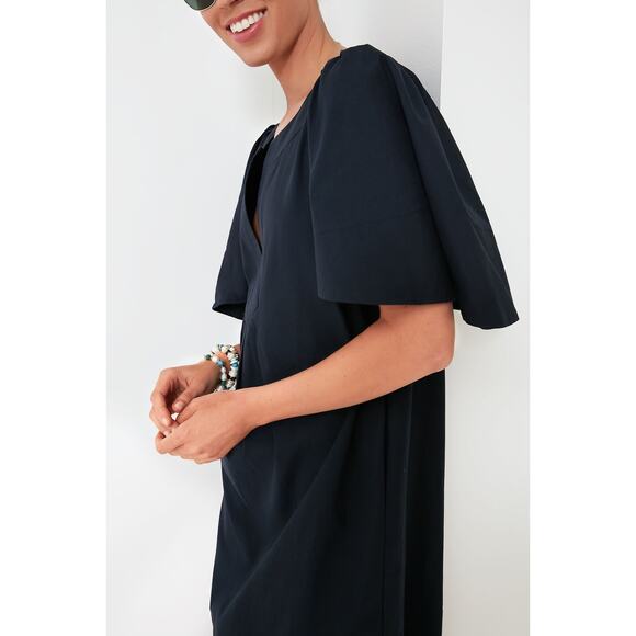 TUCKERNUCK Pomander Place Deep Navy Finley Flutter Sleeve Dress NWT Size XXL - Picture 5 of 12